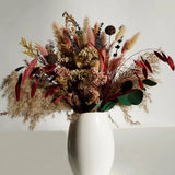 Natural Dried Pampas Grass Bouquet,17" Natural Dried Flower Bouquet_Pampas Grass Pampas Grass