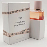 Burberry Her Eau De Parfum Spray 3.3 oz 100ml New Box EDP