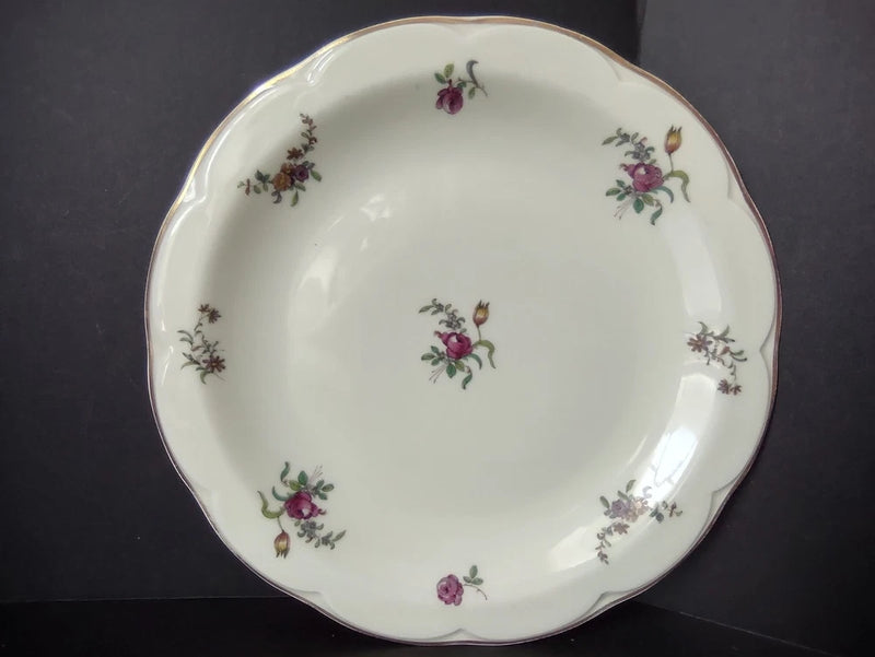 Haviland Limoges Dinner Plate Peony Flower Cream Color (lot 926) Peony