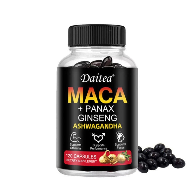 Maca Extract - 10000mg- 120 Capsules -  Improve performance Bouquet