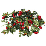 28 Flower Heads Artificial Peony Vines 2M for Creative For Home Decoration Peony