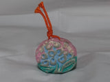 Hydrangea Clay Bell Yata temple Nenbutsu-in amulet in Nara Japan Hydrangea
