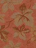 Fabric Robert Allen Beacon Hill Ivy Arbor Dark Apricot Silk Floral Drapery HH31 Flowering Plants