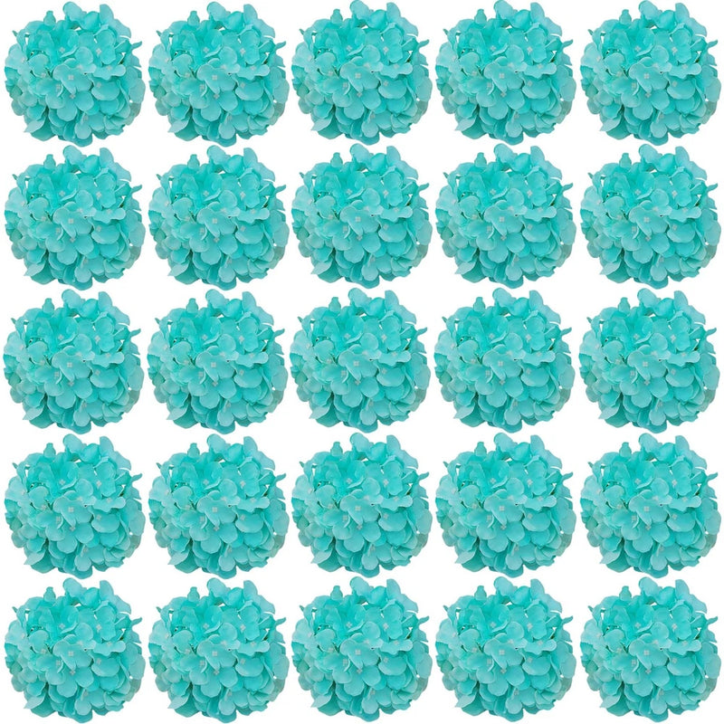 30 Pcs Silk Hydrangea Heads Artificial Flowers Heads and Stems Fake Hydrangea... Hydrangea