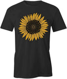SUNFLOWER TShirt Tee Short-Sleeved Cotton FLOWER FLORAL CLOTHING S1BSA589 Sunflower