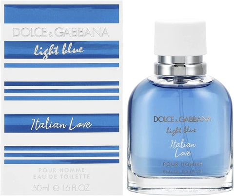 Dolce & Gabbana Light Blue Italian Love Pour Homme Eau De Toilette EDT 50ml EDT