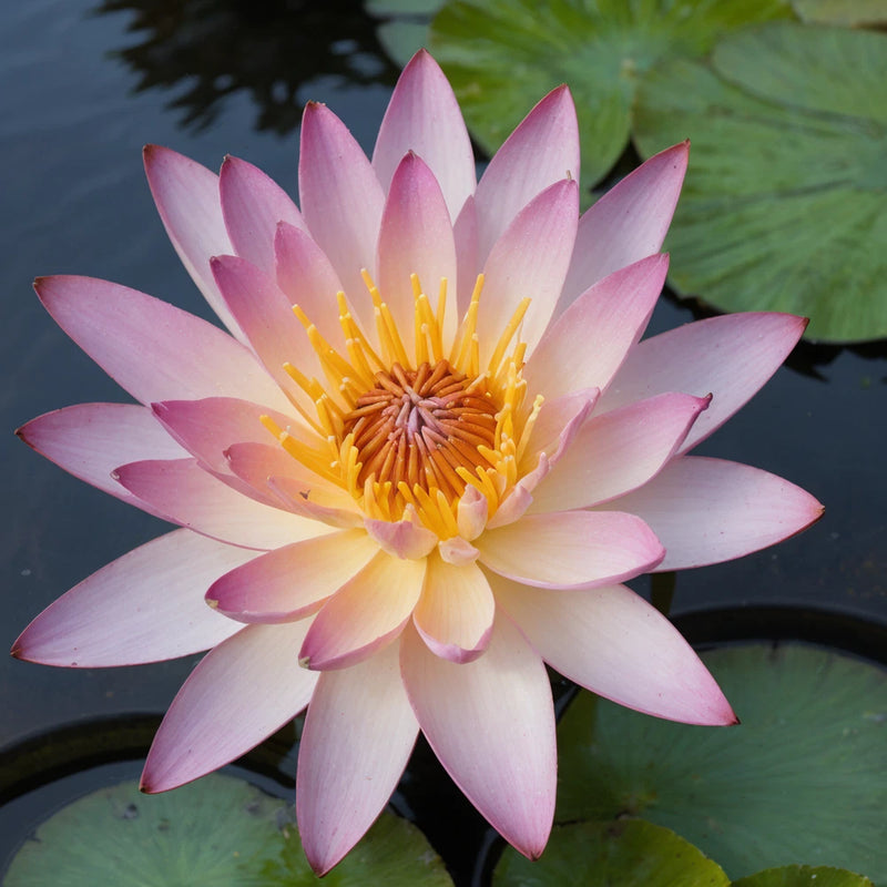 Nymphaea "SunFire" Water Lily (Winter-Hardy) | Sprouted Tuber/Rhizome Lily