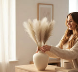 6PCS Artificial Pampas Grass 3-Color Mix Decor for Home, Wedding & Christmas Pampas Grass