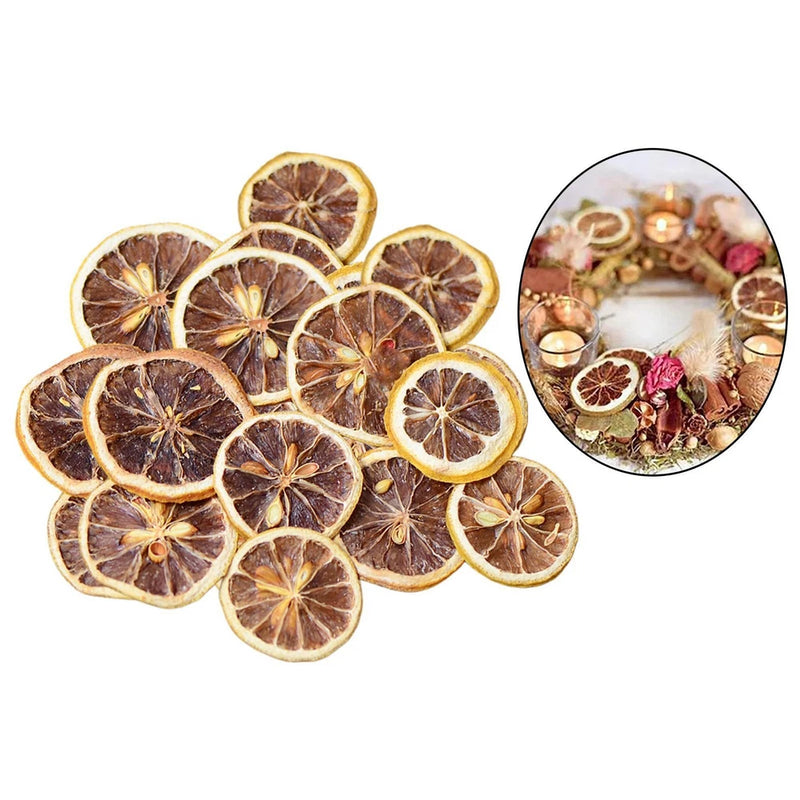 30pcs Dried Slice Floral for DIY Candle Epoxy Resin Crafts Tool Dried Flower