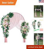 Wedding Arch Flowers, Artificial Flowers for Decoration, 2pcs Flower Swag and... Peony