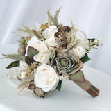 Elegant Wedding Bride Bouquet Wedding Throw Bouquet Photo Props for Graduation Bouquet