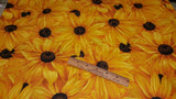 Patty Reed Designs Fabric Cotton Super Sunny Daisy Daisies BY THE HALF YARD x 44 Flowering Plants