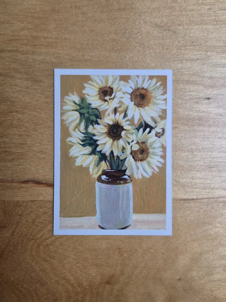 ACEO PRINT Sunflower Floral Bouquet Painting- Madison Mickler Bouquet