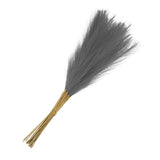 15Pcs Pampas Grass,21" Fake Pampas Grass for Wedding Decoration,Dark Gray Pampas Grass