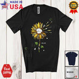 Leopard Sunflower With Tools Lunch Lady; Flowers Custom Name Women Family Shirt Sunflower