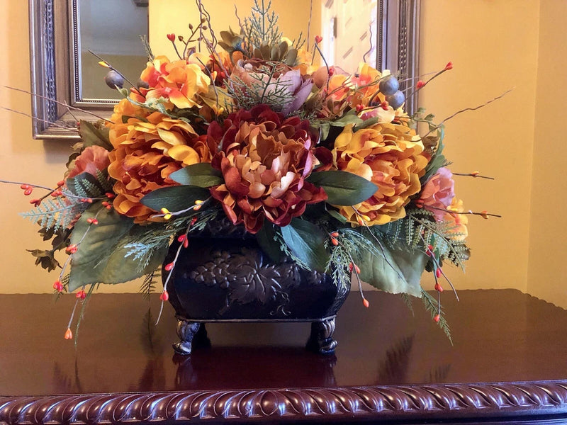 Year Round Floral Arrangement. Fall Floral Arrangement Peony