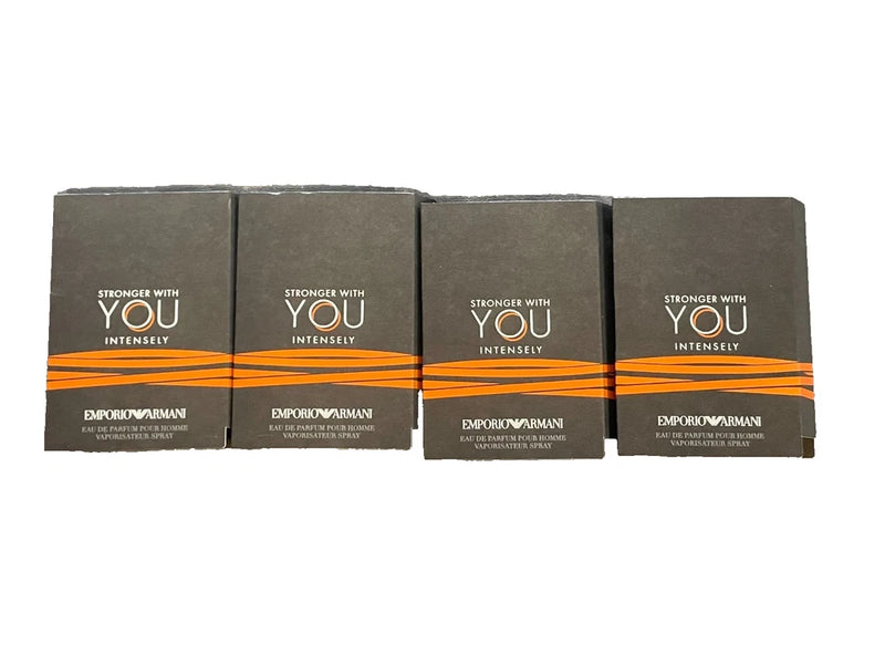 Emporio Armani Stronger With You Intensely Eau de Parfum 0.04oz sample - 4 pack EDP