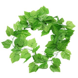 12 Pcs/Pack Fake Vines for Wedding Tables Simulation Green Plants Artificial Green Plant
