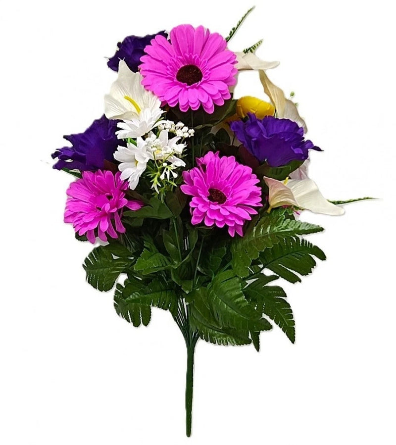 Roses- Calla Lilies- Chrysanthemums- Water Lilies And Florets Artificial Flowers Lily