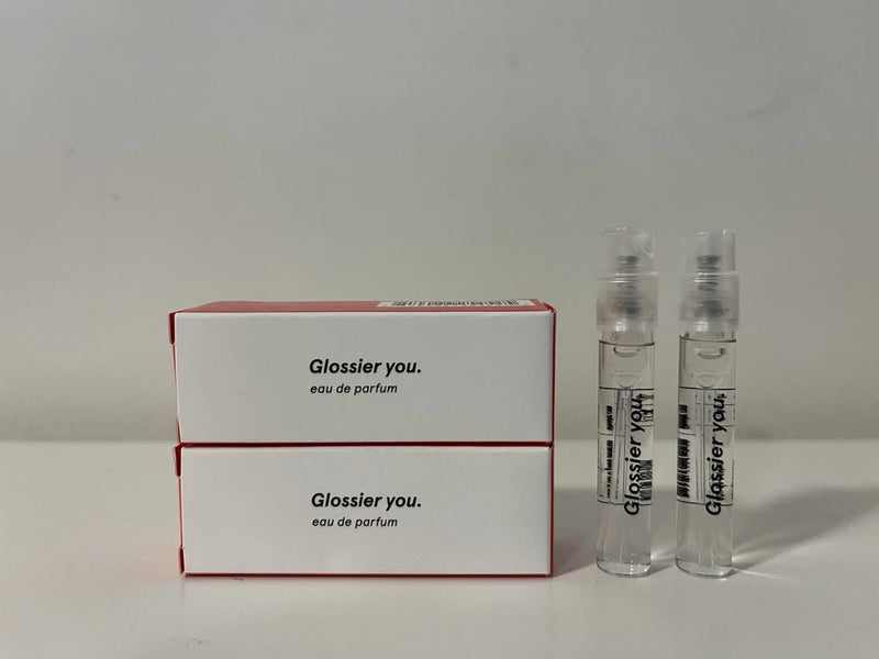 2 X Glossier You EDP Perfume Sample Spray 1.5 ml / 0.05 fl.oz. New in Box EDP