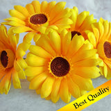 4Ó 10 Sunflower Artificial Handmade Flower for Lovers Wedding Birthday Cake item Sunflower