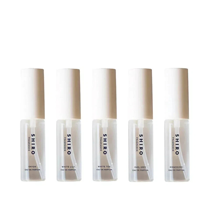 SHIRO Eau de parfum mini 10ml x5 set FRAGRANCE SAVON WHITE TEA LILY EARL GREY JP EDP