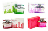 Sex In The City Perfume Set of 4 Bottles LUST KISS LOVE COSMO 3.3oz 100mL SEALED EDP