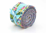 New Vintage Floral Shabby Chic jelly roll cotton fabric quilt strips 2.5 inch Flowering Plants