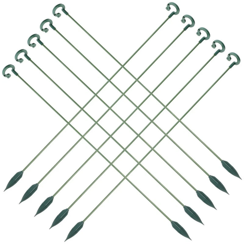 10 Pcs Flower Stakes and Supports Stick for Tall Indoor Plants Pole Garden Plants