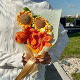 Handmade Crochet Sunflower Bouquet | Get Well, Birthday Gift, Teacher Appreciati Sunflower