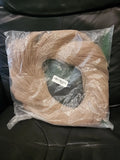 Sggvecsy Pampas Grass Wreath 26ÕÕ Faux for All Seasons Brown Pampas Grass
