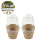 40 Pcs Biodegradable -starting Pots Garden Germination Containers Garden Plants