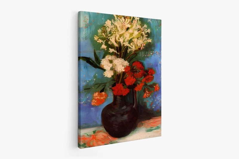 Vincent van Gogh/Vase with Carnations and Other F /Canvas Wall Art Picture Print Carnation