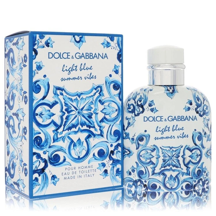 Light Blue Summer Vibes by Dolce & Gabbana 4.2 Eau De Toilette Spray for Men EDT