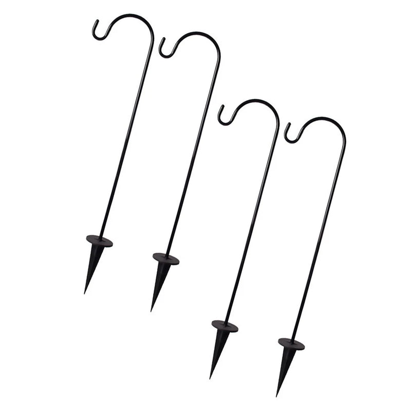 4 Pcs Lawn Shepherd Hook Garden Hooks Hanger Dry Flower Hanging Stand Garden Plants