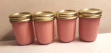 8 OZ JAR CANDLE IN  CARNATIONS   soy wax highly scented Carnation
