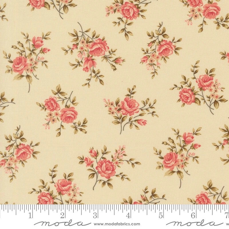Collections for a Cause Unity Ivory by Howard Marcus for Moda 1/2 Yard 46261 11 Flowering Plants