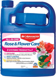 Rose & Flower Care Fertilizer, Insect Killer & Fungicide, 64oz (No Ship CA) Flowering Plants