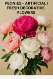 Artificial Peonies Ð High-Quality Faux Flower for Home & Event Decor Peony