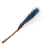 20Pcs Faux Pampas Grass,21"/55cm Fake Pampas Grass Decor,Blue/Cream Pampas Grass