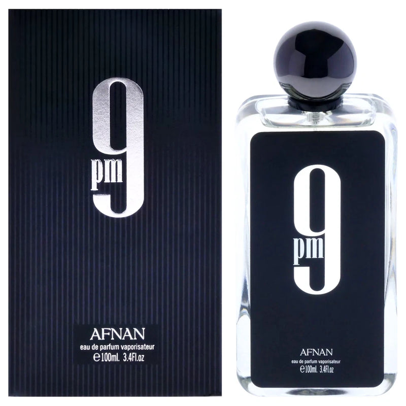 Afnan 9 PM Eau De Parfum Spray, Cologne for Men, 3.4 oz Brand New in Box EDP