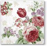 20 Lunch Paper Napkins MYSTERIOUS ROSES Decoration DECOUPAGE SHABBY CHIC Roses