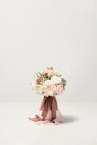 Ling's Moment Artificial Flowers Dusty Rose Bridesmaid Bouquet, 9Ó Bouquet