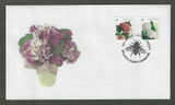 2016 Hydrangeas Flowers Limited Combo FDC #3 with coil stamps Hydrangea