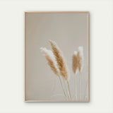 Fluffy Dried Pampas Grass Stems Photo  Wall Art Poster Choose Your Size Pampas Grass