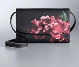 Vera Wang Red Mini Hydrangea Signature Mini Crossbody Bag Hydrangea