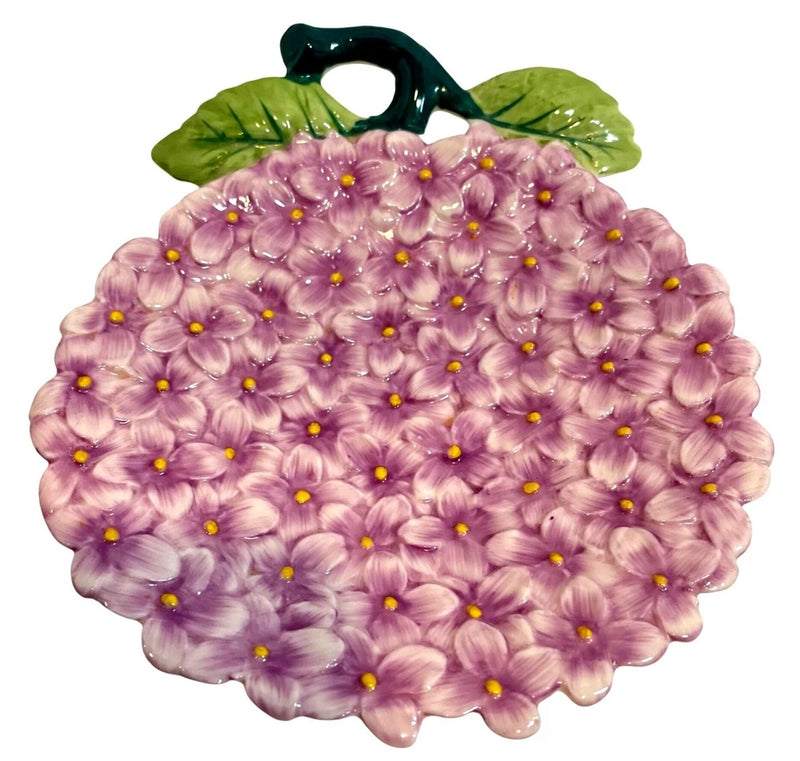 Ceramic Hydrangea Bloom Trinket Dish By I. Godinger & Co. Hydrangea