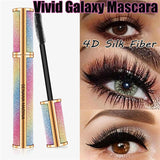 2 Pack 4D Mascara Silk Fiber waterproof Vivid Galaxy Lashes Thick Long eyelashes Bouquet