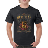 Nashville Tennessee T-shirt Vintage Guitar and Roses Country Music Men's Tee Roses