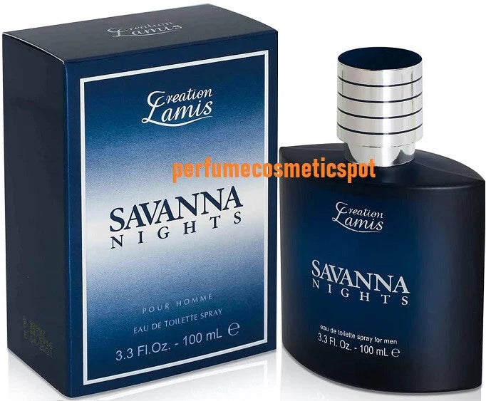 SAVANNA NIGHTS POUR HOMME CREATION LAMIS 3.3 OZ / 100 ML EAU DE TOILETTE SPRAY EDT